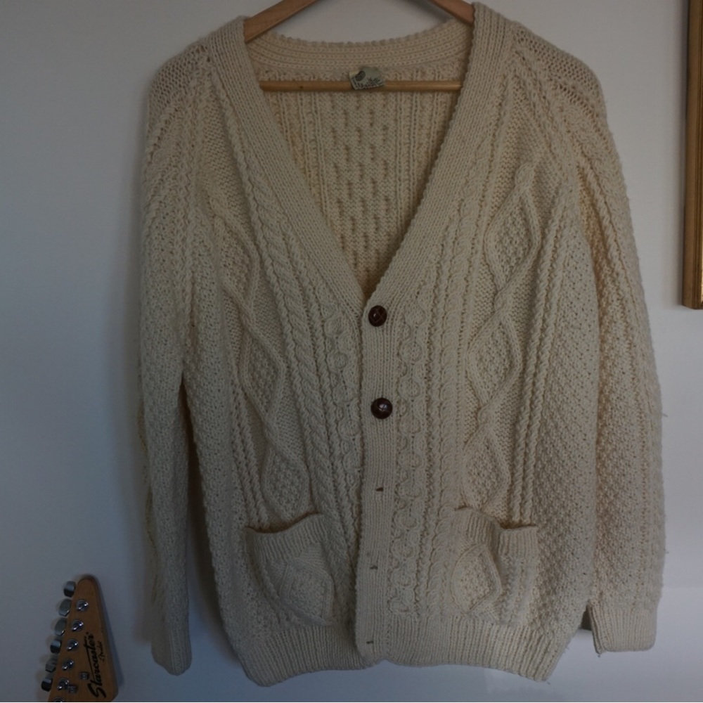 Off white wool sweater